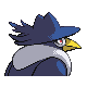 Honchkrow - Platinum (Back View)