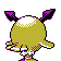 Hoothoot - Gold (Back View (Shiny))