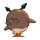 Hoothoot - Diamond Pearl (Back View)