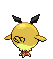 Hoothoot - Black 2 White 2 Black White Animated (Back View (Shiny))