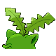 Hoppip - HeartGold SoulSilver (Back View (Shiny))
