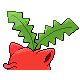 Hoppip - HeartGold SoulSilver (Back View)