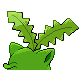 Hoppip - Platinum (Back View (Shiny))