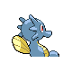Horsea - HeartGold SoulSilver (Back View)