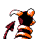 Houndoom - Gold (Back View)