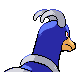 Houndoom - Platinum (Back View (Shiny))