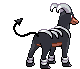 Houndoom - Black 2 White 2 Black White Animated (Back View)