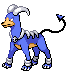 Houndoom - Black 2 White 2 Black White Animated (Shiny)