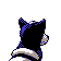 Houndour - Crystal (Back View (Shiny))