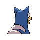 Houndour - HeartGold SoulSilver (Back View (Shiny))
