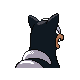 Houndour - Platinum (Back View)