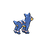 Houndour - Black White (Back View (Shiny))