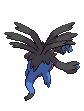 Hydreigon - Black 2 White 2 Black White Animated (Back View)