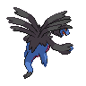 Hydreigon - Black White (Back View)