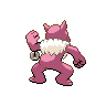 Hypno - Black White (Back View (Shiny))