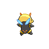 Illumise - Black White (Back View (Shiny))