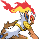 Infernape - Diamond Pearl (Back View)