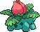 Ivysaur - Black 2 White 2 Black White Animated (Back View)