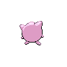 Jigglypuff - Black White (Back View (Shiny))