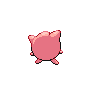 Jigglypuff - Black White (Back View)