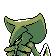 Kabutops - Silver (Back View (Shiny))