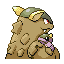 Kangaskhan - Ruby Sapphire (Back View)