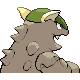 Kangaskhan - HeartGold SoulSilver (Back View (Shiny))