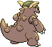 Kangaskhan - Black 2 White 2 Black White Animated (Back View)