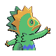 Kecleon - Diamond Pearl (Back View (Shiny))