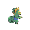 Kecleon - Black White (Back View (Shiny))