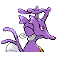 Kingdra - Diamond Pearl (Back View (Shiny))
