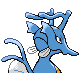 Kingdra - HeartGold SoulSilver (Back View)