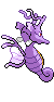 Kingdra - Black 2 White 2 Black White Animated (Back View (Shiny))