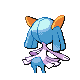 Kirlia - HeartGold SoulSilver (Back View (Shiny))