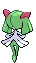 Kirlia - Black 2 White 2 Black White Animated (Back View)