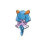 Kirlia - Black White (Back View (Shiny))