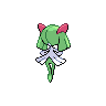 Kirlia - Black White (Back View)