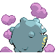 Koffing - Diamond Pearl (Back View (Shiny))