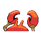 Krabby - HeartGold SoulSilver (Back View)