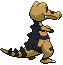 Krokorok - Black 2 White 2 Black White Animated (Back View)