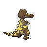 Krokorok - Black White (Back View (Shiny))
