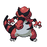 Krookodile - Black White (Normal)