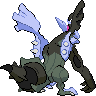 Kyurem - Black 2 White 2 (Back View (Shiny))