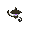 Lampent - Black White (Back View (Shiny))