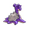 Lapras - Black White (Back View (Shiny))