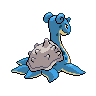 Lapras - Black White (Back View)