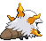 Larvesta - Black 2 White 2 Black White Animated (Back View (Shiny))