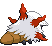 Larvesta - Black 2 White 2 Black White Animated (Back View)