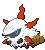 Larvesta - Black 2 White 2 Black White Animated (Normal)
