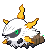 Larvesta - Black 2 White 2 Black White Animated (Shiny)